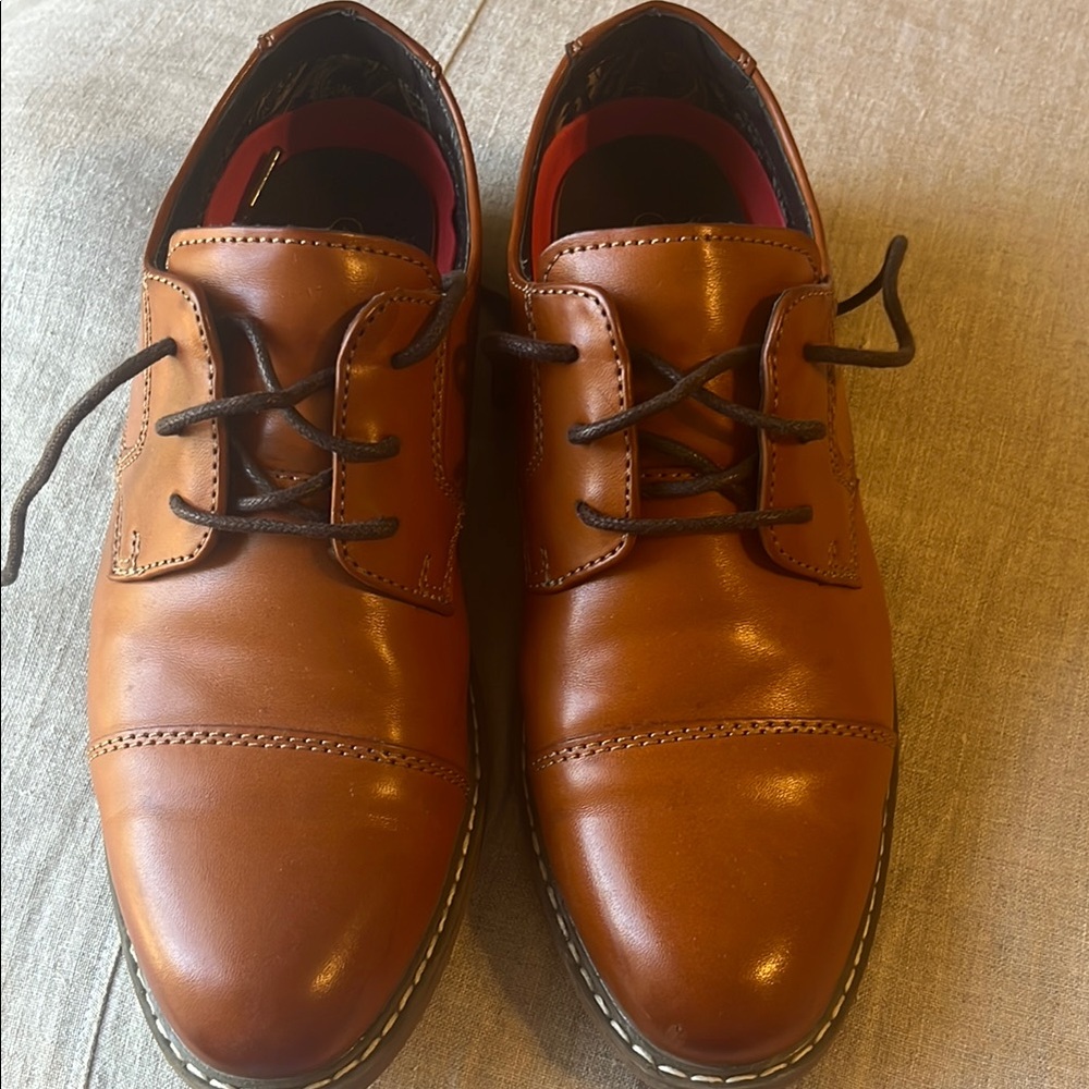 Boy’s Brown Leather Dress Shoes